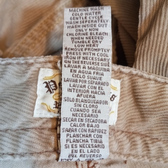 Polo Jeans Kelly dark tan corduroy boot cut pants size 8 - Picture 9 of 9